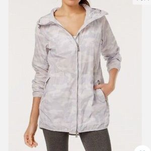 Calvin Klein GRAY windbreaker jacket sz S